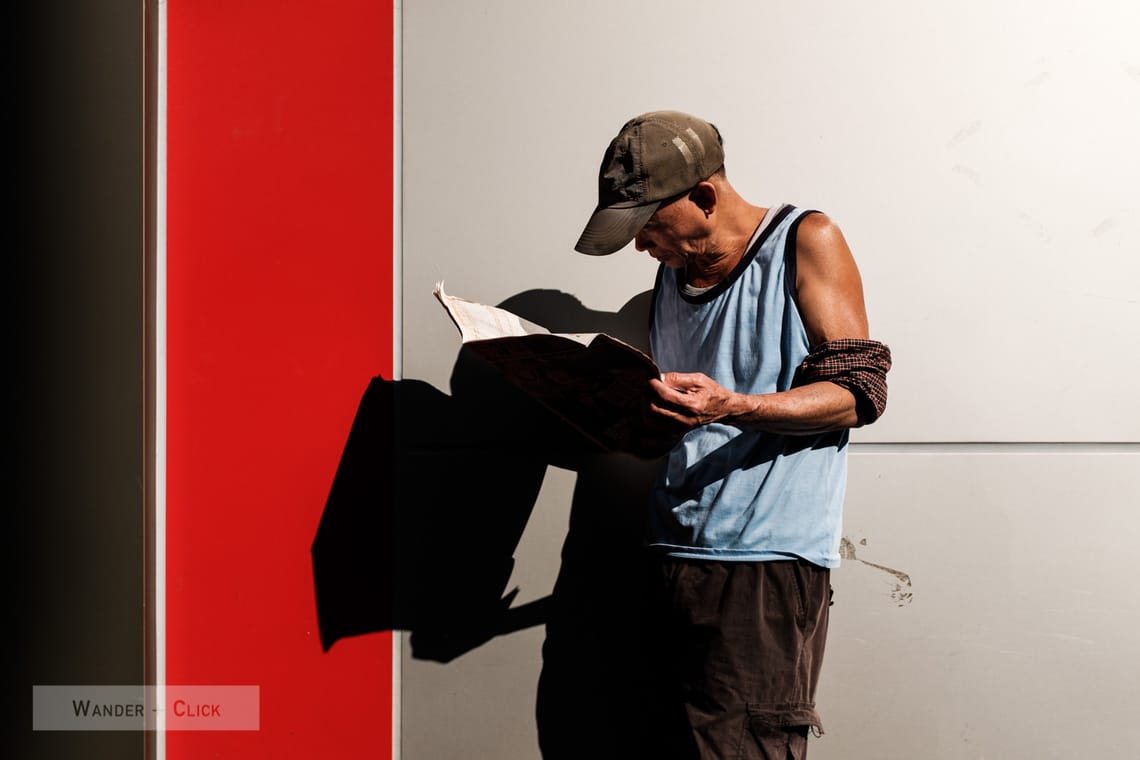 Morning sun, morning paper